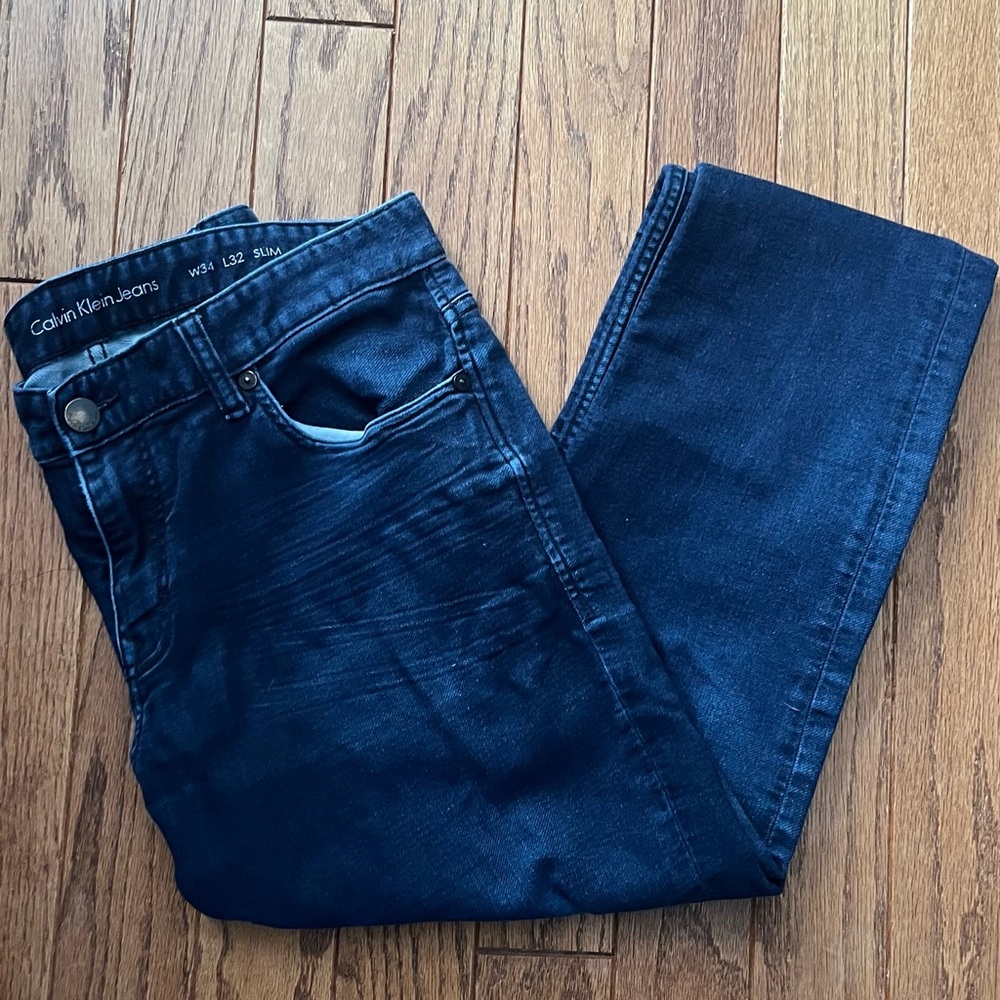 Calvin Klein Jeans Men's Deep Indigo Slim Fit